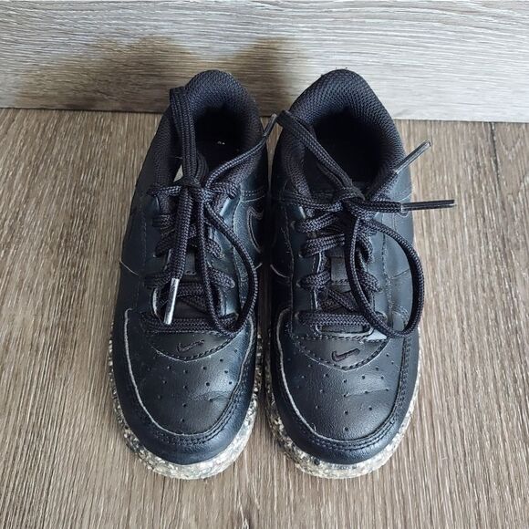 Nike Air Force 1 PS Recycled Wool Pack Black DB 4587-001 Kids Size 9C - Picture 3 of 9